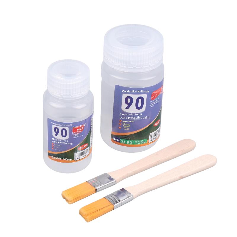 1 Set Car Electronics Repair Accessories 50/100ml Clear Conformal Coating Waterproof Protective Paint For Circuit Board PCB LED