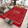 HOT Merry Christmas Carpet Beige Living Rooms Large Area Rug Bedroom Anti Slip Dining Room Carpets Decoration New Year Mat Party