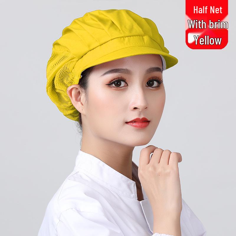 Dustproof Breathable Chef/Waiter Hat - Unisex Sanitary Kitchen Catering Hat