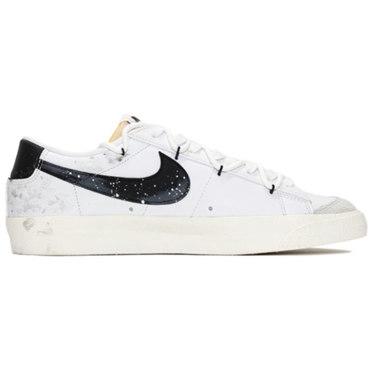 Nike Blazer Green Mountain Auspicious Cloud Abrasion Resistant Lightweight Low Top Skateboard Shoes Men's White DA6364-101(Team1478-)