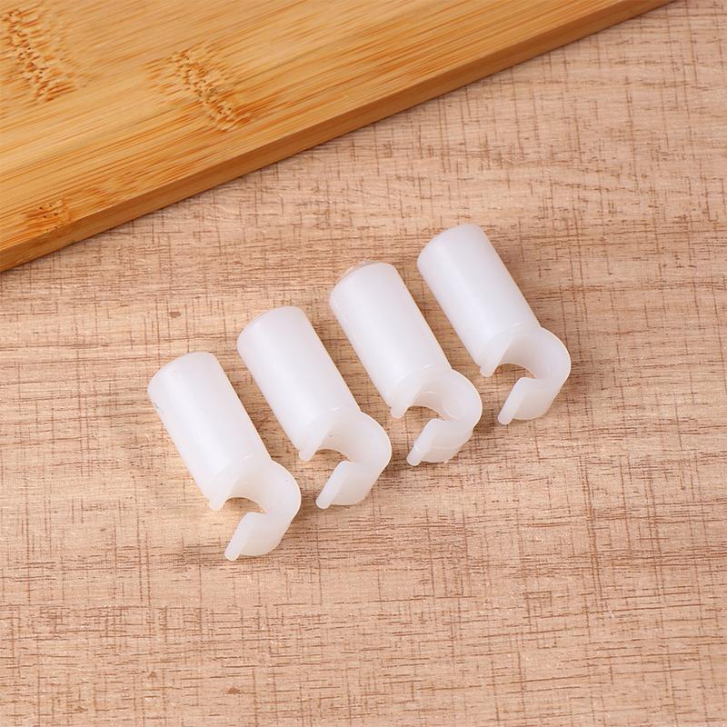 4Pcs Garden Plant Bracket Fixing Joint Mosquito Net Pole Buckle Grip Bed Curtain Cross Bar Hook Wardrobe Tent Fitting