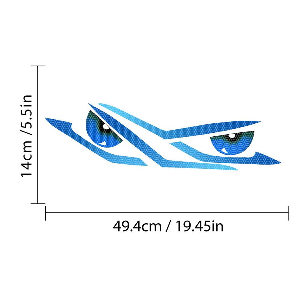 Car Headlight Sticker Light-Transmitting Automotive Stickers Car Body Decoration Vehicle Decorations Scratch-Resistant Window