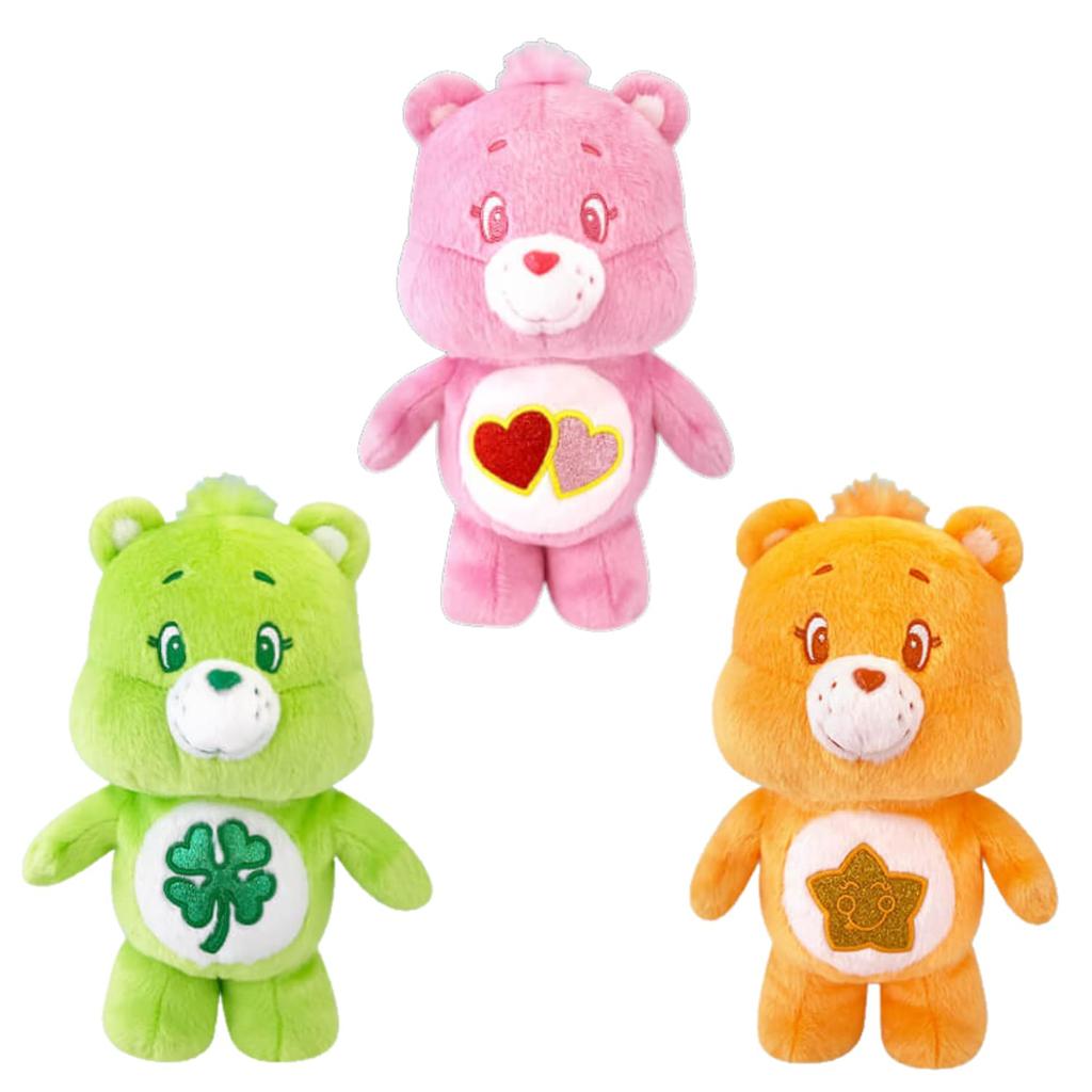 Glitzernde Glücksbärchis MB Plüsch 22cm Spielzeug, ca.. (Lachbär)