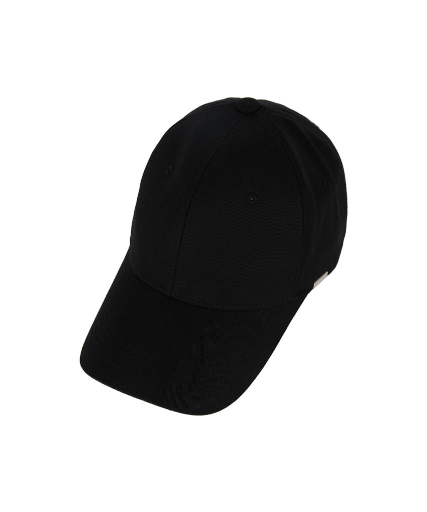 Bajal Metal Tip Oversized Ball Cap Black