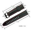 Silicone Leather Watchbands for Men Watch 22mm Genuine Leather Vintage Wrist Watch Band Strap Belt Samsung Galaxy Watch 46mm