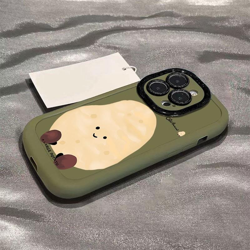 One Big Potato for 12 Apple 16promax Mobile Phone Case IPhone 15plus 13 Protective Case Xs 14