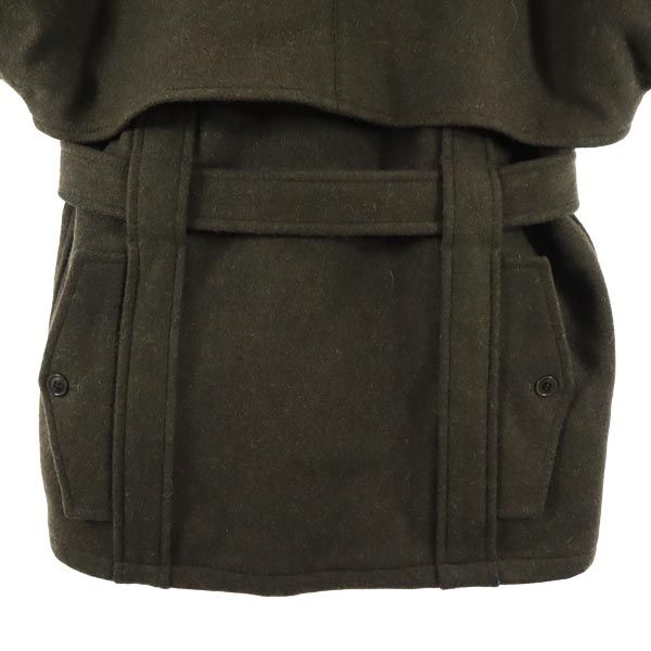 N.HOOLYWOOD fabriqué au Japon Veste en laine à manches longues 36 Kaki capuche Homme Occasion