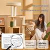 Cmisstree Multi-level Solid Wood Cat Tree & Condo