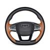 Шкіра для Geely Boyue X Coolray Belgee X50 Vision X3 Pro Emgrand GS GL Ручне шиття Обкладинка на кермо Оболонка Автомобільні аксесуари