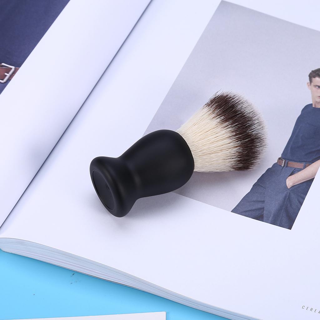 Shaving Brush for Men Beard Mustache Trimming Brush Nylon Hair Barber Salon Shaven Tool