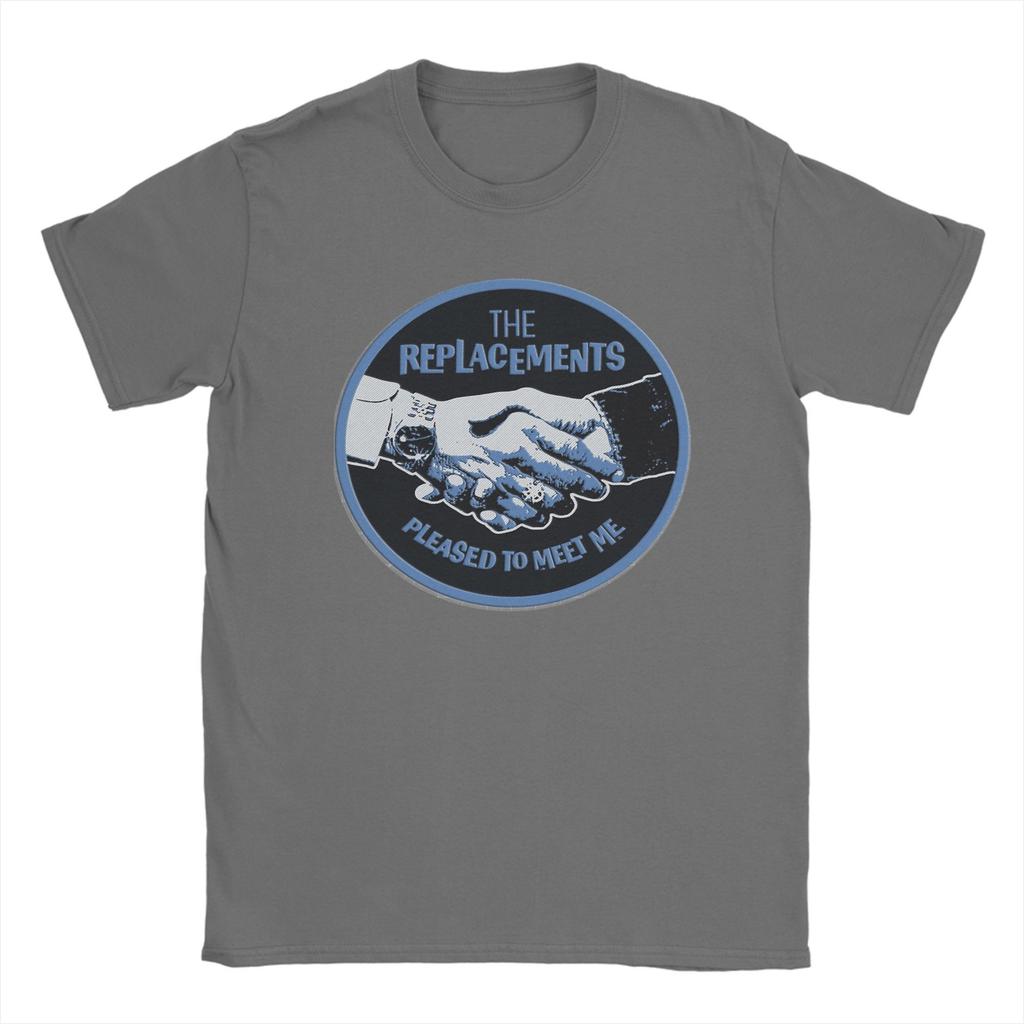 The Replacements T Shirts Men's  100% Cotton Creative T-Shirt Crew Neck  Tees Short Sleeve Tops New Arrival