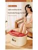 Portable Thickened Foot Bath Bucket with Handle - Calf-Length Foot Washing Tub