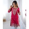 Women Bollywood Ready To Wear Party Wear Sharara Suit Salwar Kameez Set Dress SC-2204