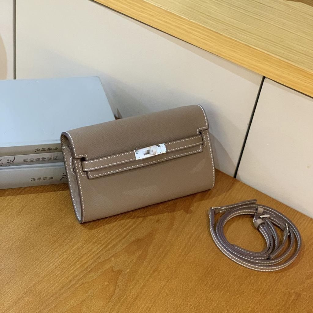 New Palm Pattern Kelly Bag Retro Messenger Bag Fashion Shoulder Bag Hand Wallet Mobile Phone Bag Women