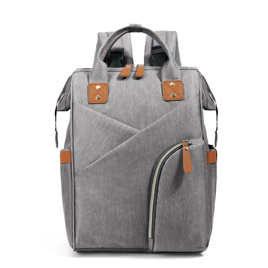 Mommy Bag Multifunctional Fashionable Backpack Hand-held Mommy Shoulder Bag Fashionable Lightweight Mother and Baby Bag