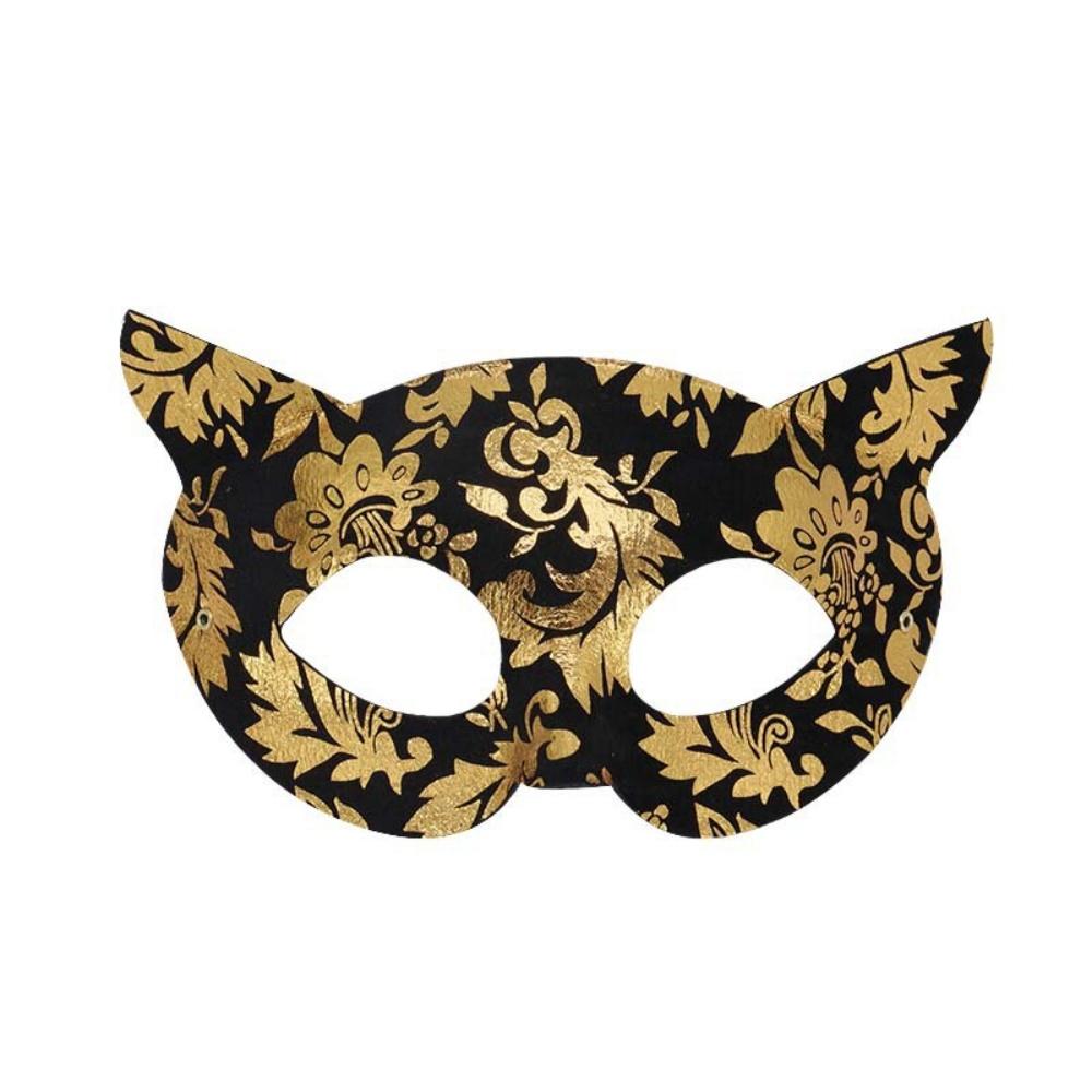 Masque de chat sexy pour parents et femmes, accessoire de fête ou de spectacle, en PVC peint en couleur, pour carnaval, bal masqué, bal de promo ou toute autre occasion. Masque de beauté pour adultes.