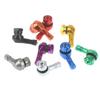2Pcs Cnc Motorcycle 90 Degree Angle Wheel Tire Stem Tubeless Valve Aluminum