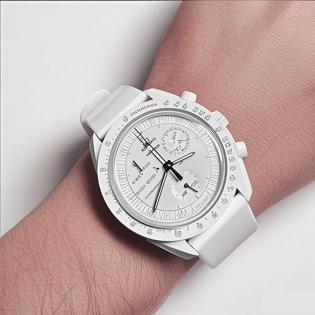 Pasek do zegarka 20mm dla i łatwo wymienialny pasek dla i unisex pasek do zegarka [Ylfcly] Omega, Swatch, Moonswatch, Speedmaster, Nato®/Silikon Omega,