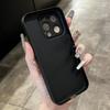 Luxury Wave Ripple Pattern Phone Case For iPhone 15 14 13 Pro Max Solid Color Lens Film Camera Protection Shockproof PC Cover