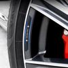 4ks Odznaky náboje kola auta Samolepky na ráfky pneumatik Příslušenství Pro Mercedes Benz W177 W212 W213 W205 V177 W247 W176 GLA GLC X253 GLK GLA AMG