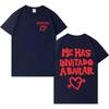 Dani Fernández "Me Has Invitado a Bailar" Lyric Print Oversized T-Shirt Women And Men Comfortable Fashion T-Shirt