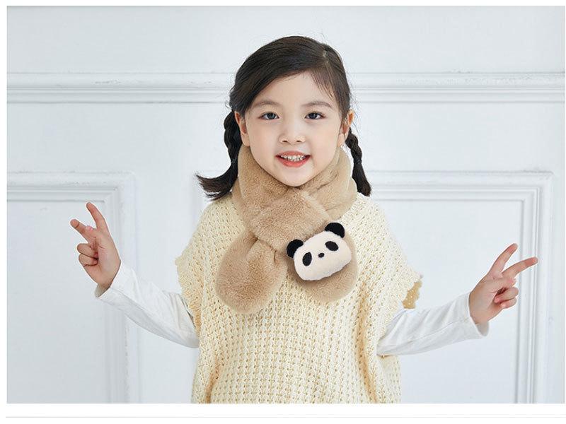 Children's Cartoon Faux Rabbit Fur Neck Warmer Scarf