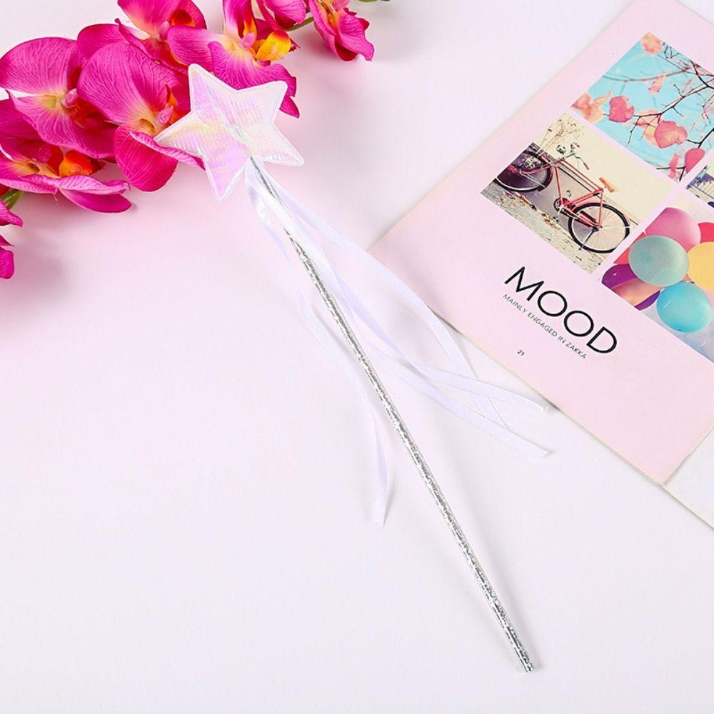 

Палочка для девочек Звездная палочка Феи Сказочная палочка Мечтательная Детская палочка Свадебная палочка Принцессы Реквизит для косплея белый