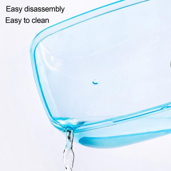 Hamster Bathroom Easily Draining Large Space Broken-proof Small Animals Rabbit Chinchilla Toilets