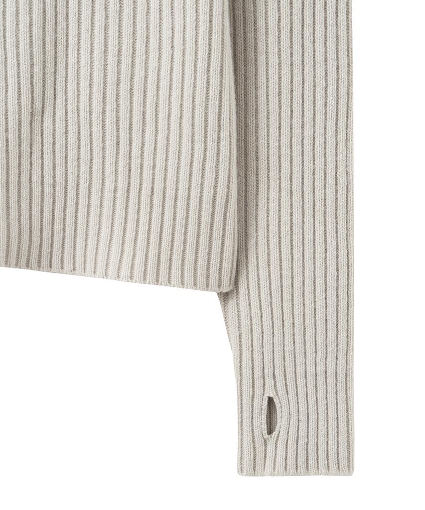 MOONSUN Unisex, Balaclava Knit Top / Mist