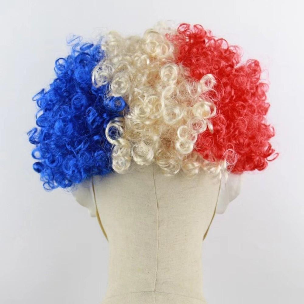 Colorful Hair Clown Costume Mask Toothy Tongue Out Ghost Festive Mask  Festive Celebration