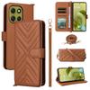 For Motorola Moto G86 Power 5G Case with Shoulder/Wrist Strap Leather Phone Cover Stand Wallet