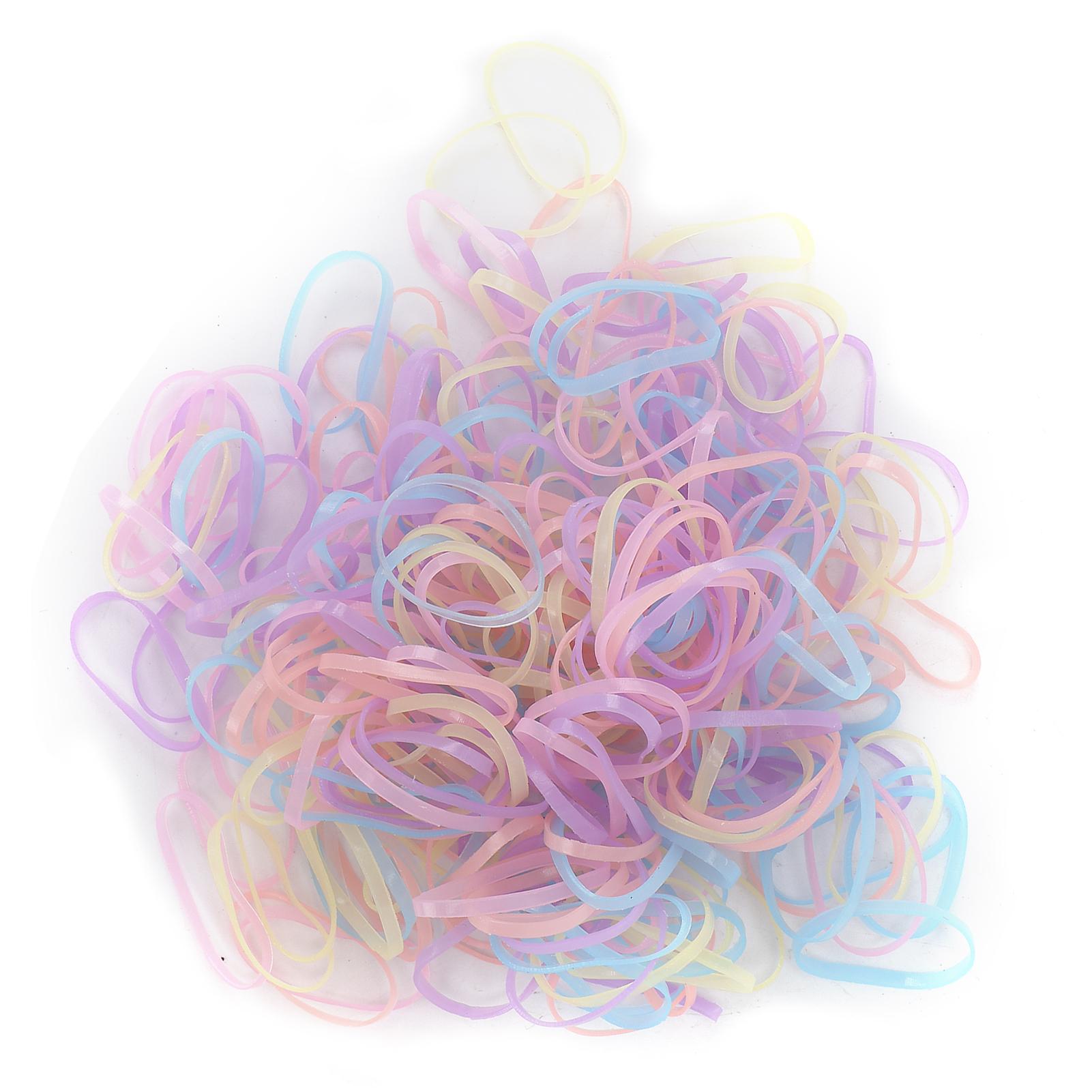 

Одноразовые резинки для волос для детей и девочек, цветная модная эластичная веревка для вечеринки по случаю дня рождения