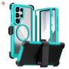 New 3in1 Acrylic for Magsafe Case For Samsung Galaxy S26 S25 S24 Ultra Plus S24 FE A06 A16 A26 A56 A36 A15 Full Protection Cover
