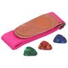 Guitar Strap Neck Belt Celluloid Picks with Install Parts Stringed Instrument AccessoriesPink