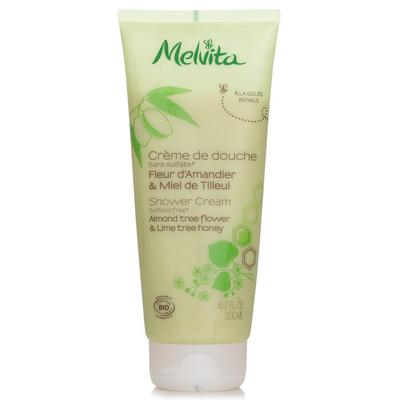 MELVITA Almond Tree Flower & Lime Tree Honey Shower Cream