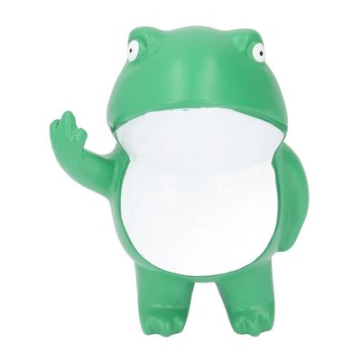 Froschfiguren Realistisch Lustig Niedlich Harz Rebellische Froschstatuen für Schreibtisch Gartendekoration Geschenke