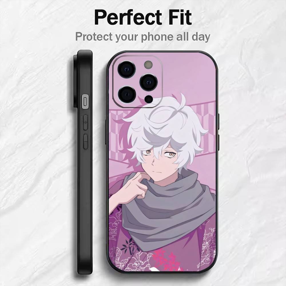 Hell-S G-Gabimaru P-P-ParadisES Phone Case For iPhone17,16,15,14,13,12 Plus,Max Soft Silicone Black Cover iPhone17promax