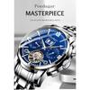 POEDAGAR Business Watch Men Luxury Fashion Stainless Steel Sport Watches Masculino