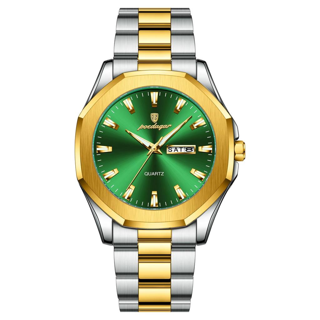 Top Brand Luxury New Men's Watch Waterproof Luminous Quartz Calendar Wrist Watch