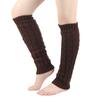 Knee High Winter Leg Warmers Foot Cover Knitted Leg Coverings Socks Fleece Leg Warmers  Streetwear