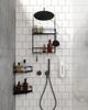 Umbra Shower Rack Shampoo Rack Shelf for Corners Black Set of 2 CUBIKO 21018616040