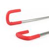 FOSHIO 2pc Metal Support Rod Auto Door Trunk Wrapping Cleaning Help Tool Carbon Fiber Film Install Support Frame Car Accessories