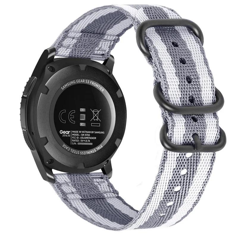 22mm Nylon Loop Strap For Huawei Watch 5/GT6-5-3 Pro 46mm Sports Breathable Bracelet For Huawei Watch GT6-5-4-3 46mm Accessories