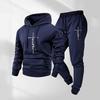 Men's European & American Fashion Hoodie and Sweatpants Set