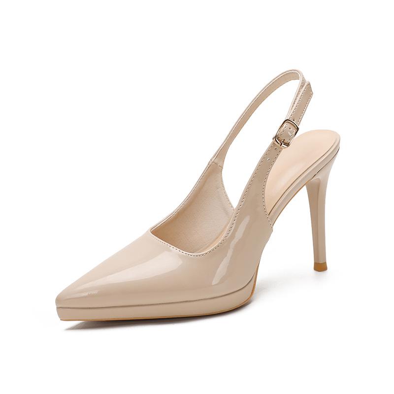 Women's 2024 Stiletto Platform Open Toe Backless Sandals - Stylish, Comfortable, and Sexy High Heels