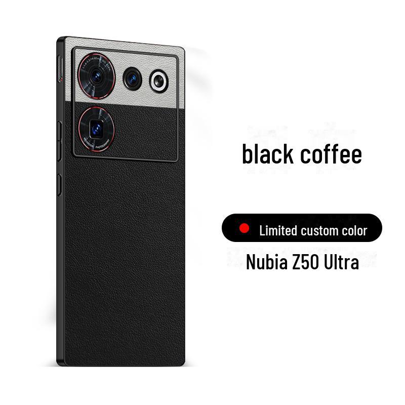 Nubia Z50S Pro/Z60S Pro Anti-Fall-Schutzhülle aus Leder, limitierte Auflage, gespleißtes Design