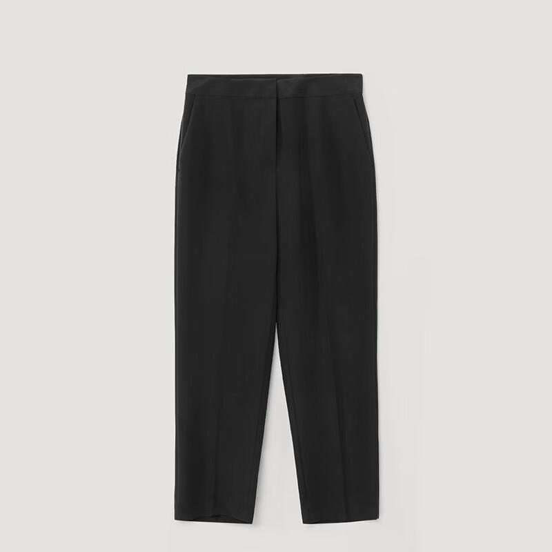 OVVOVV Women's Elastic Crepe Cigarette Pants