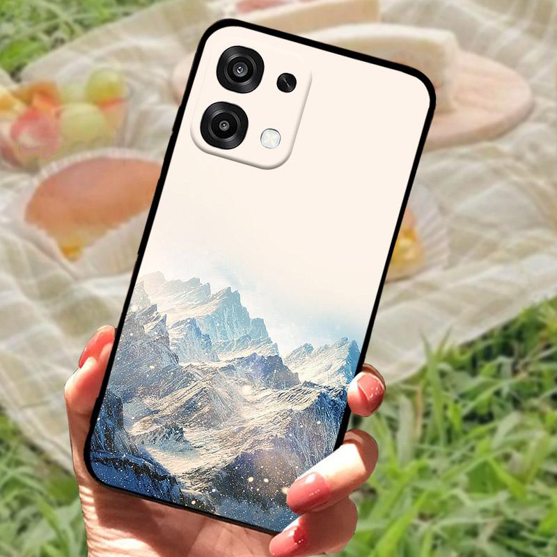 For OPPO F31 A6 A 6 Pro 5G CPH2781 Case Cool Lion Fashion Painted Matte Soft Silicone TPU Cover For OPPO A6Pro 4G Phone Case