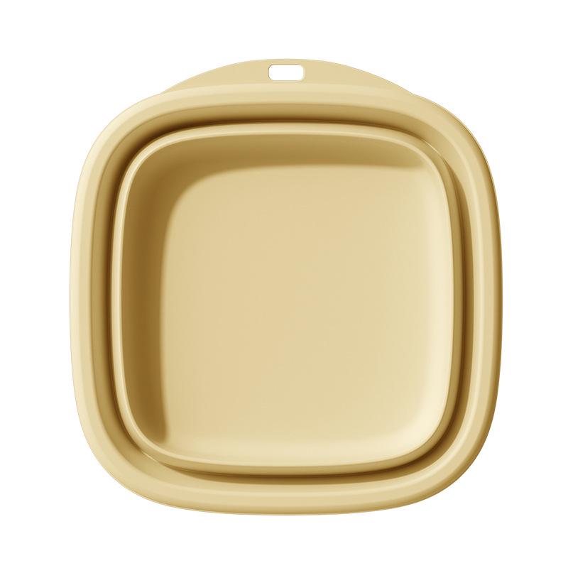 Tragbares faltbares Waschbecken für Zuhause, Studentenwohnheim und Reisen: Großes Becken zum Fußwaschen & Kleines Becken für Babys und Schwangere.