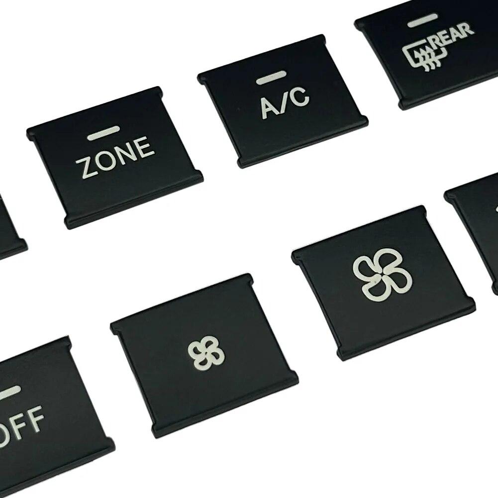 Car Center Console Air Conditioning Panel Button Sequins Sticker Trim For Mercedes Benz C Class W204 GLK X204 CLS ML GLE Class